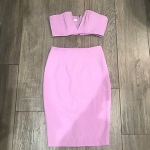 Lulu's Crop and skirt set